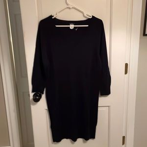 J.Crew 100% Merino wool Navy Dress